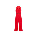 Combinaison Chemisier Lin Ceinture