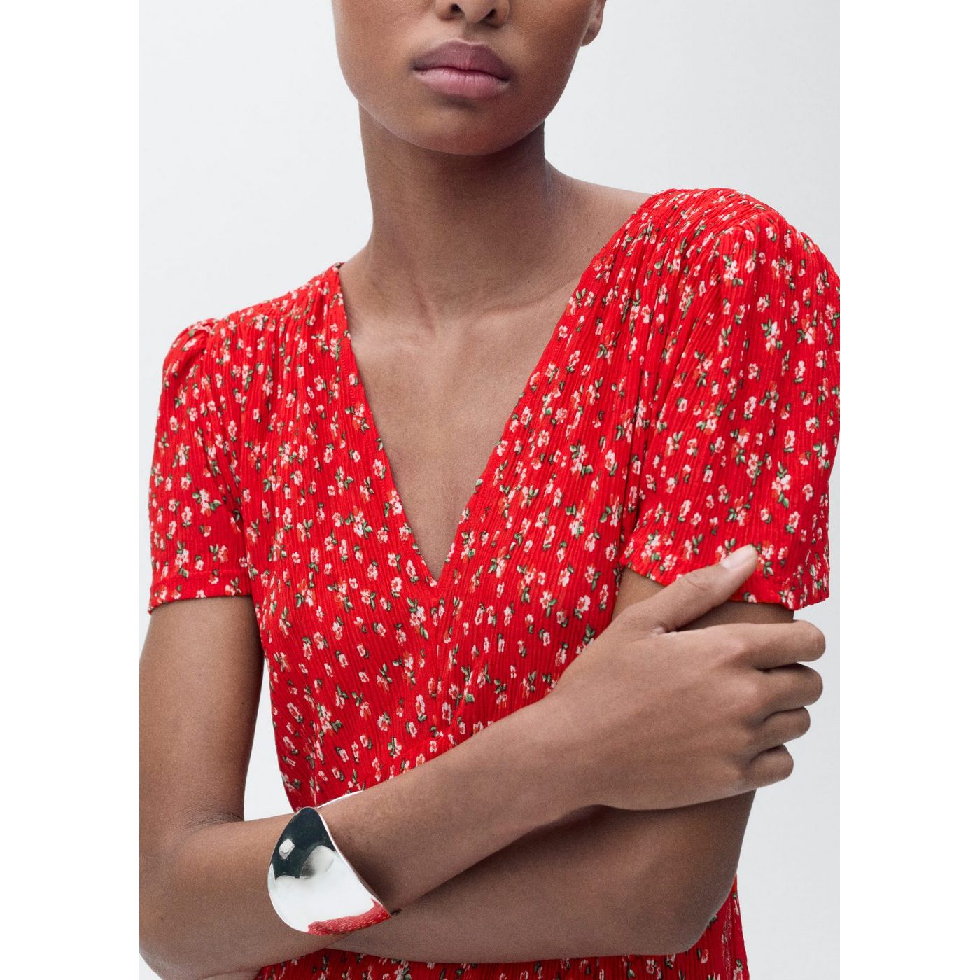 Robe Midi À Imprimé