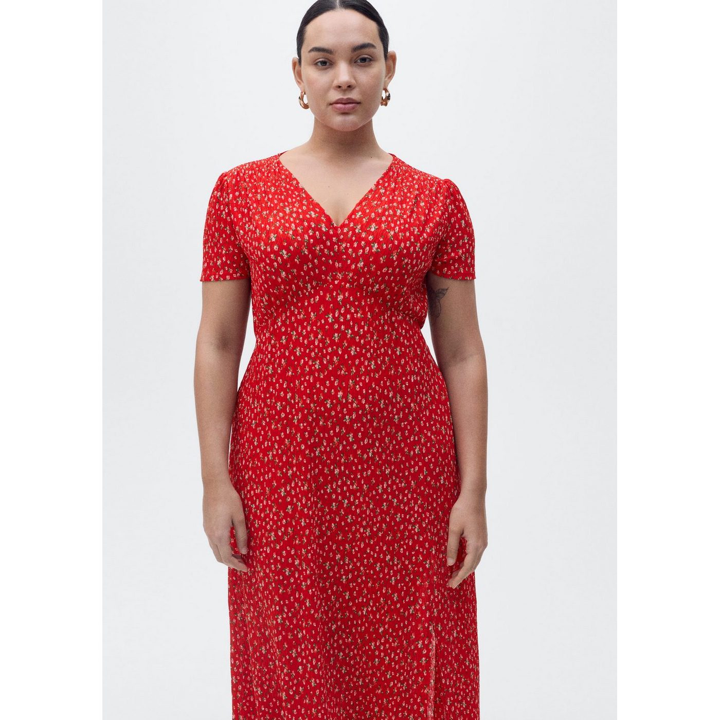 Robe Midi À Imprimé