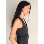 Gilet De Costume Lin Mélangé
