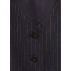Gilet De Costume Lin Mélangé
