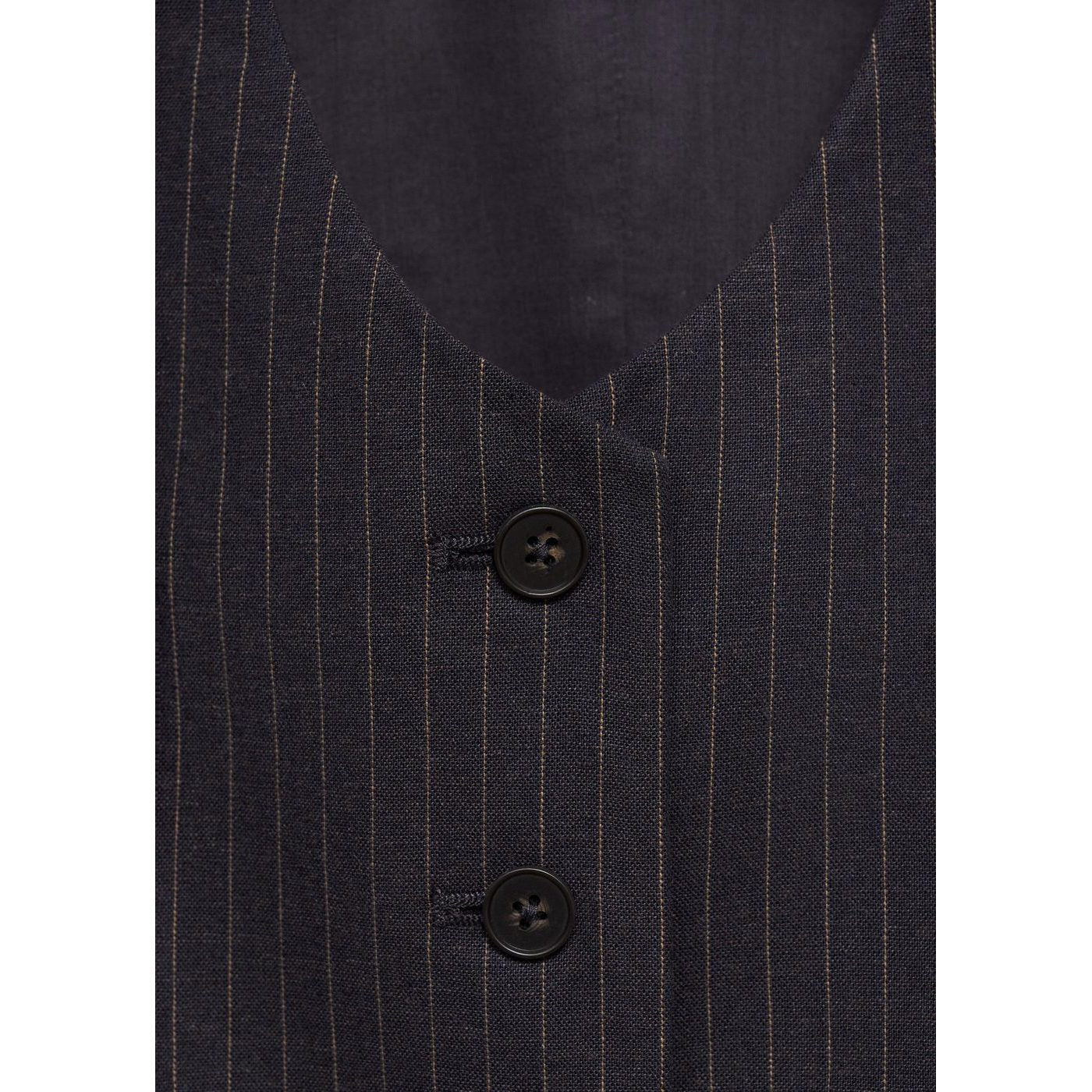 Gilet De Costume Lin Mélangé