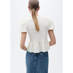 Blouse Texturée Fermeture Ns_x0001_Uds