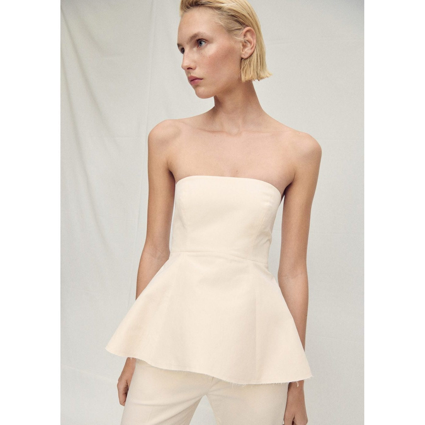 Top Bustier Péplum