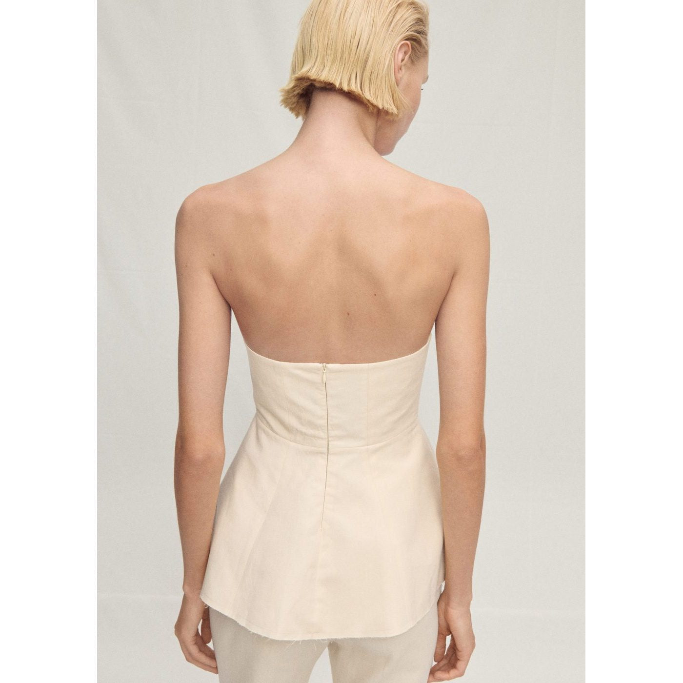 Top Bustier Péplum