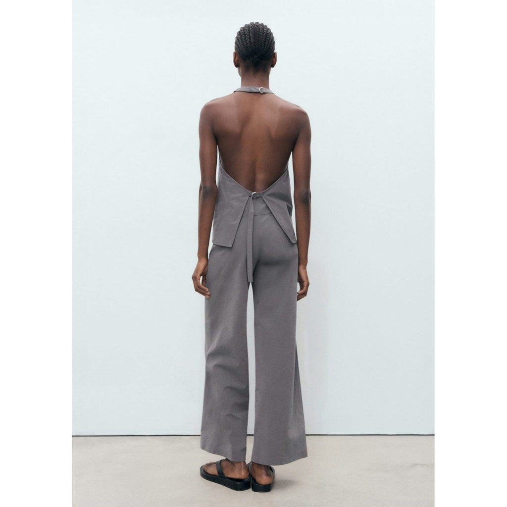 Pantalon Droit Ceinture Fine