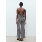 Pantalon Droit Ceinture Fine