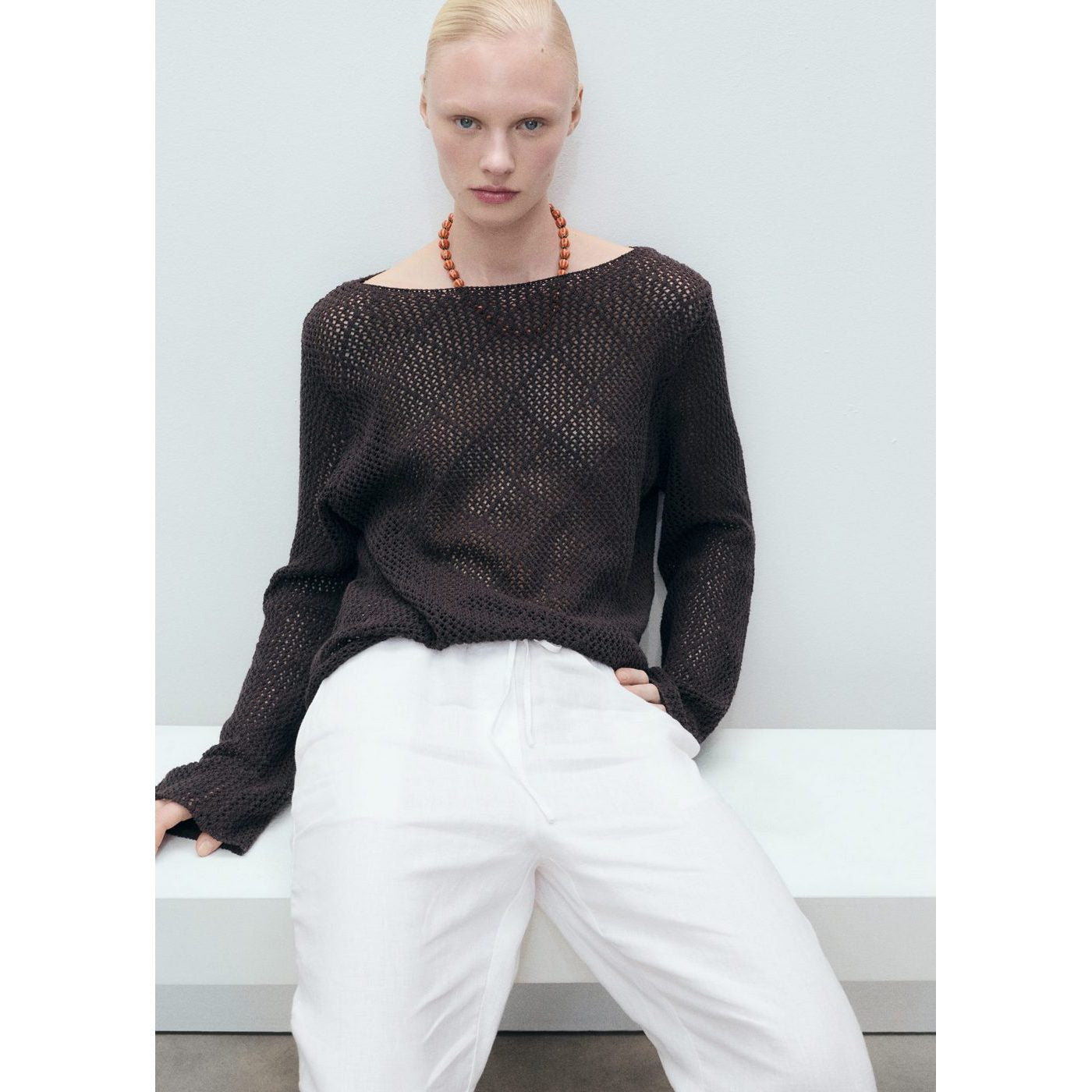 Pantalon Droit Lin