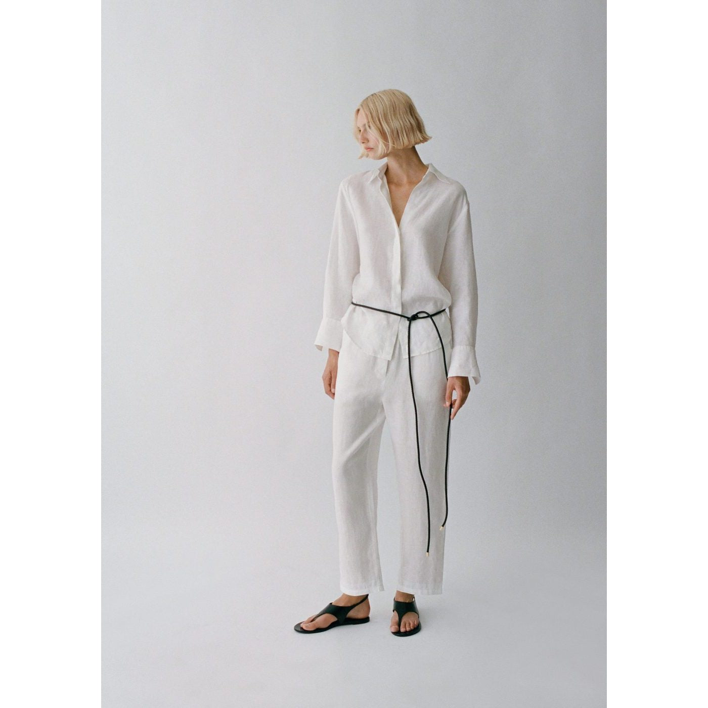 Pantalon Droit Lin