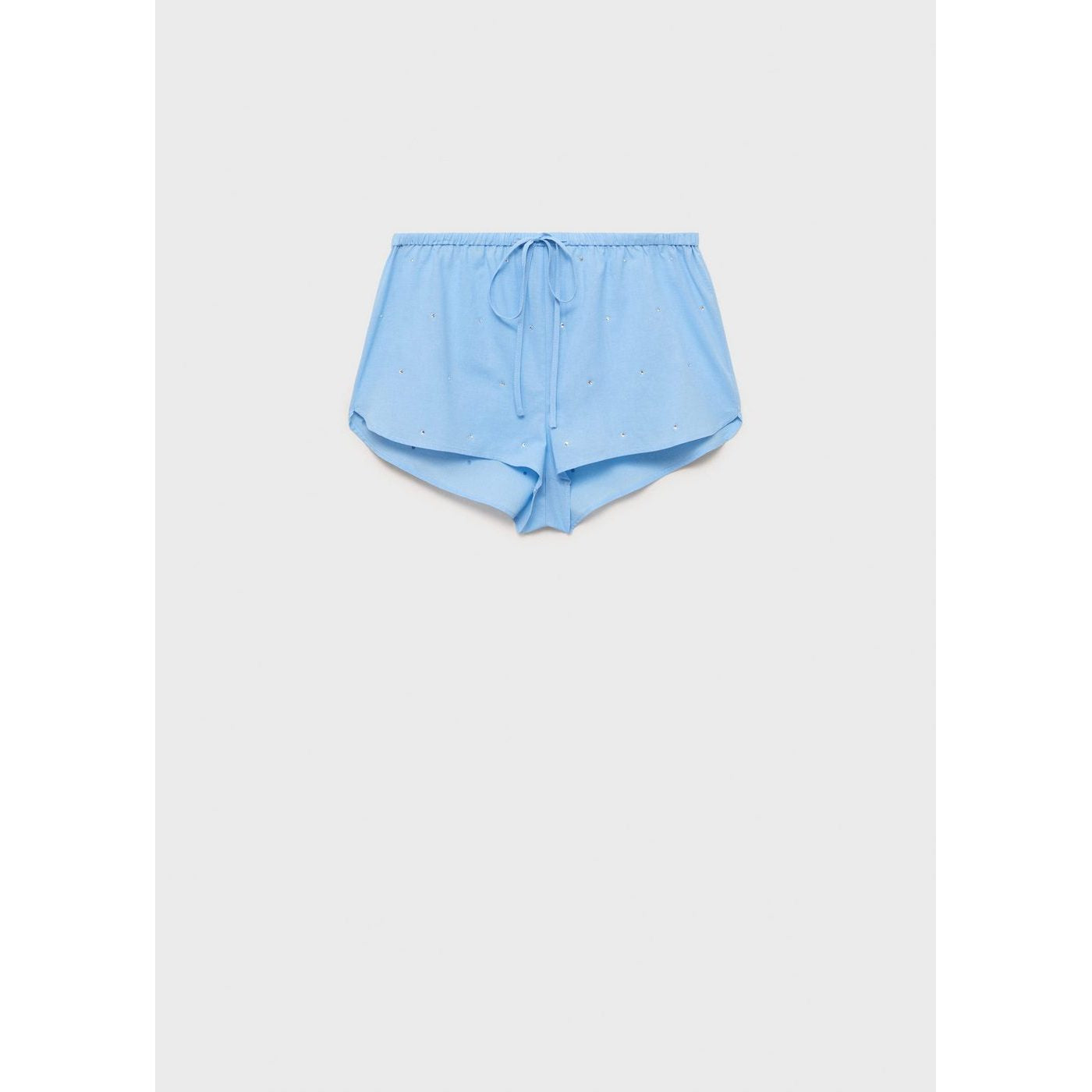 Short Coton Détail À Paillettes