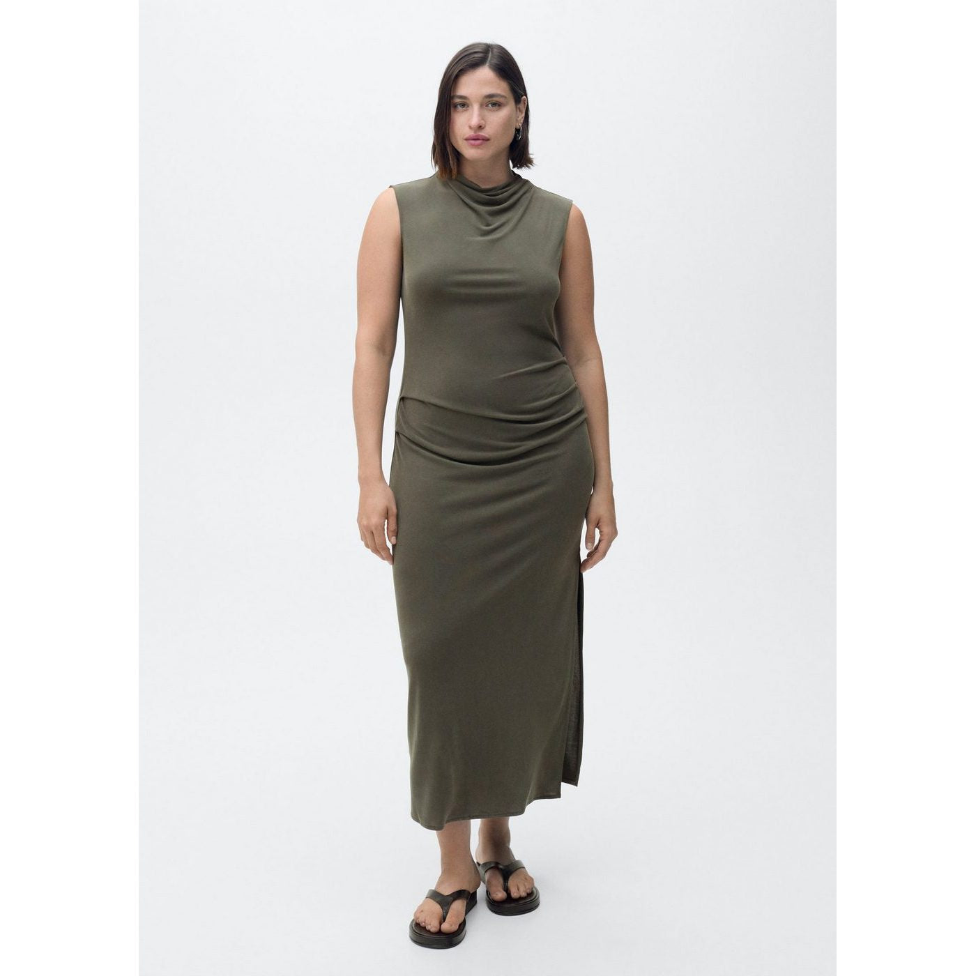 Robe En Modal Col Bénitier