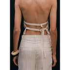 Top Halter Rayures