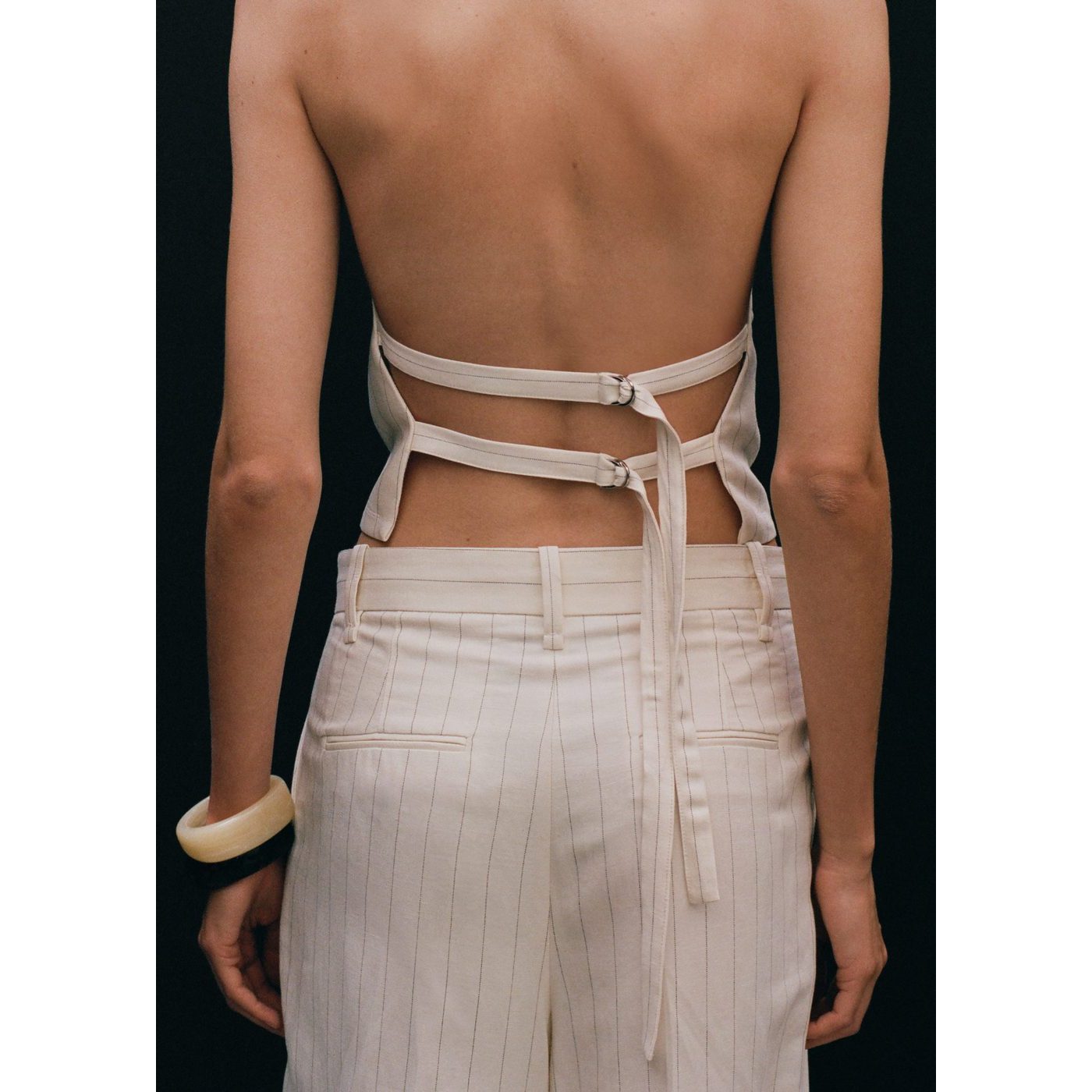 Top Halter Rayures