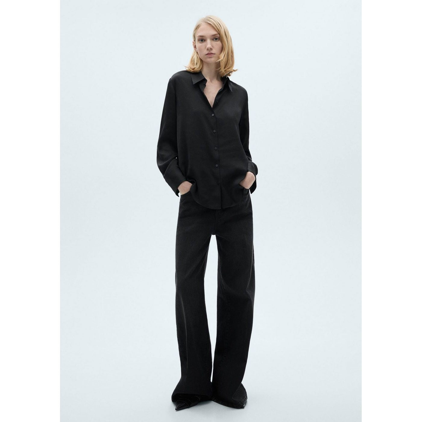 Chemise Fluide Satinée