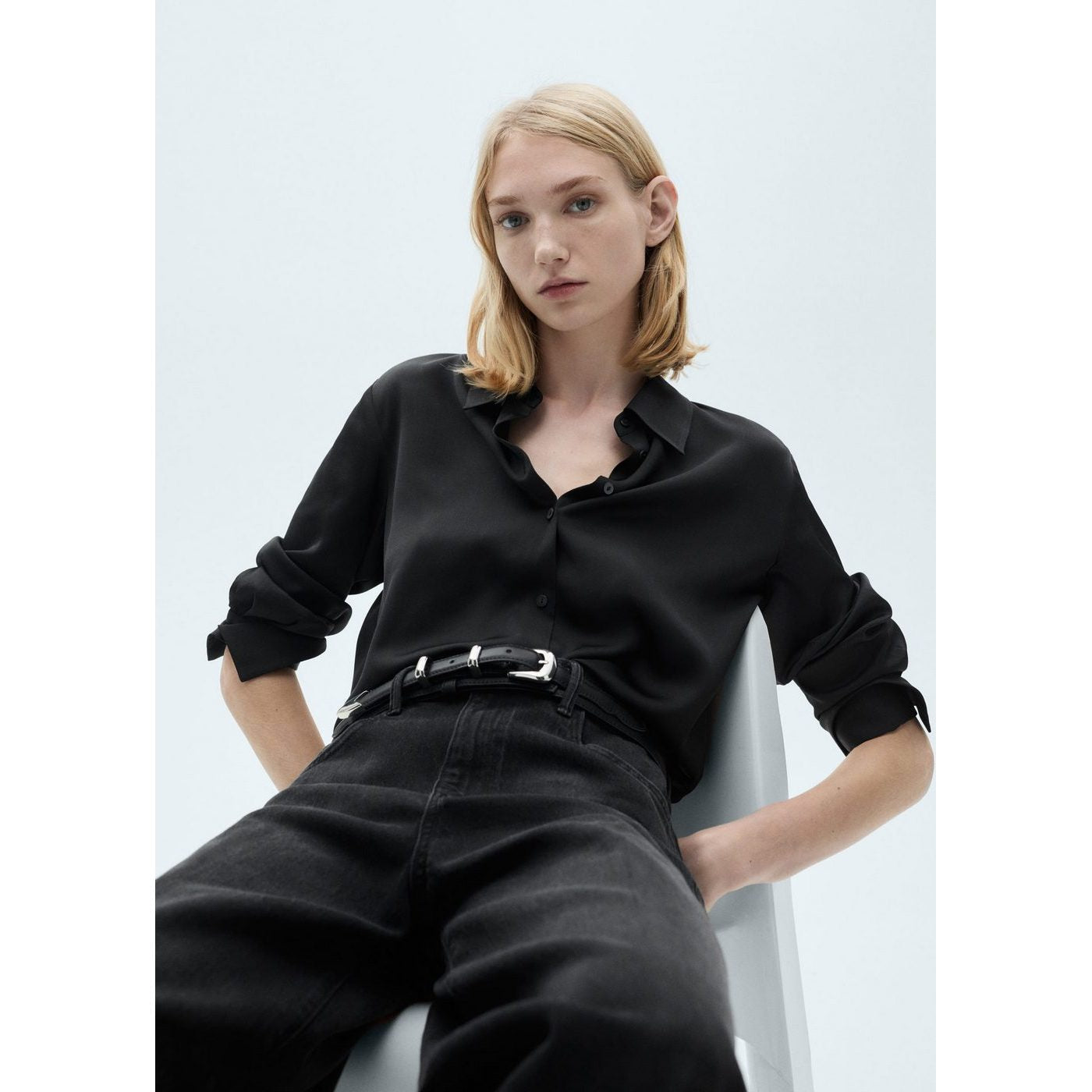 Chemise Fluide Satinée