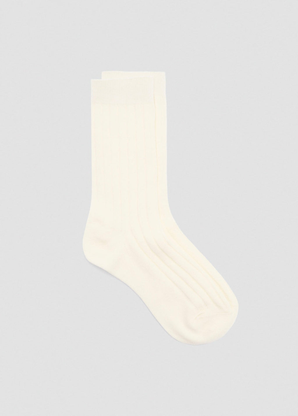 Chaussettes Laine Mélangée Maille Côtelée