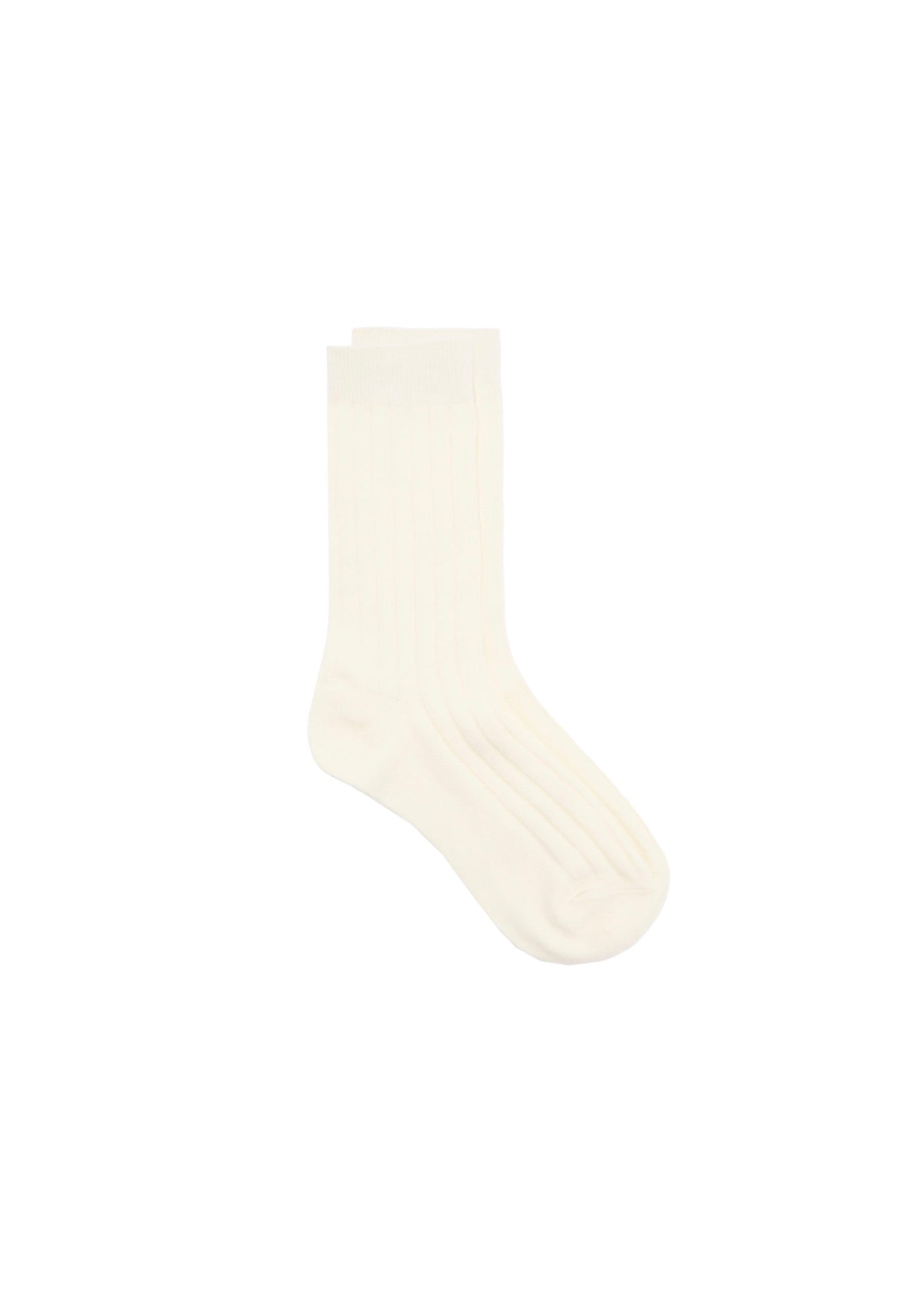 Chaussettes Laine Mélangée Maille Côtelée
