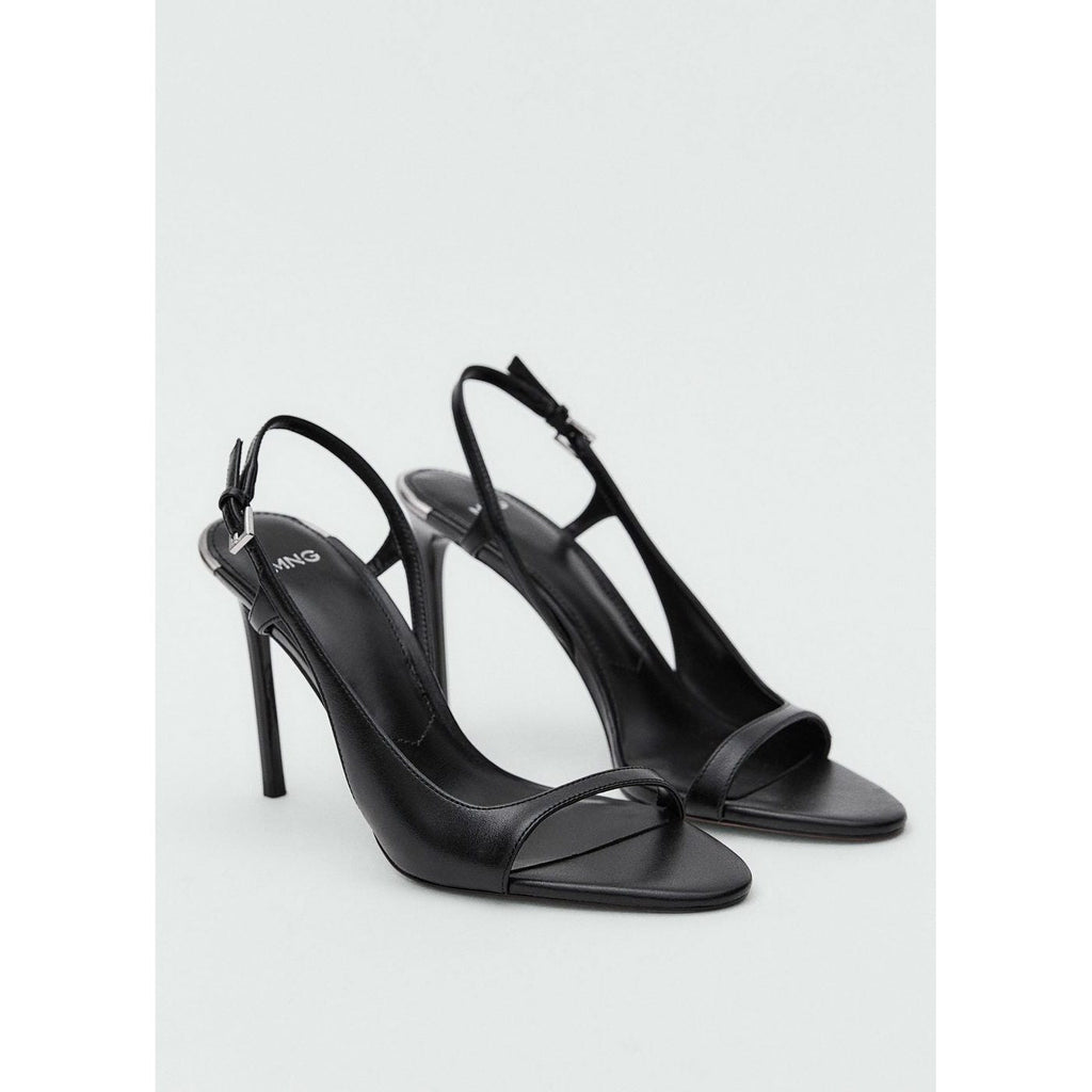 Sandales Cuir Talon Asymétrique