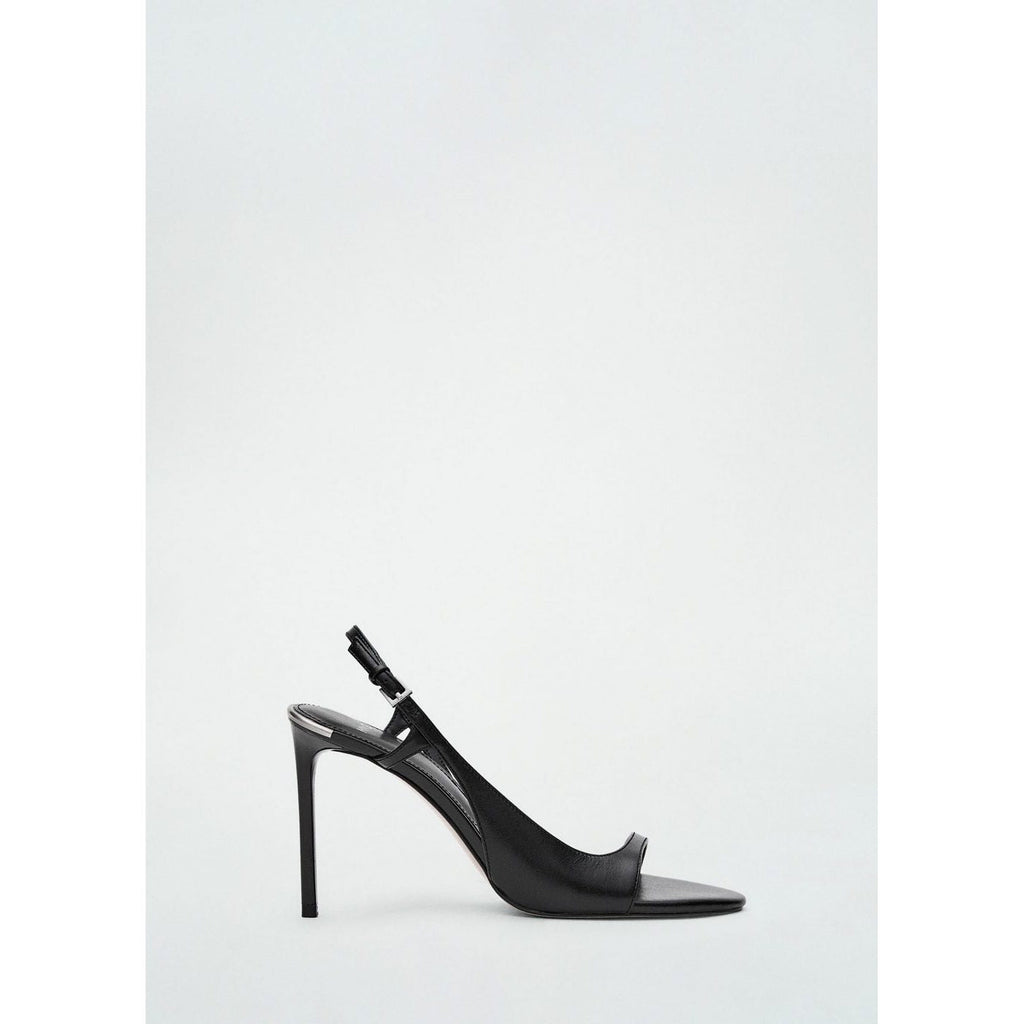 Sandales Cuir Talon Asymétrique