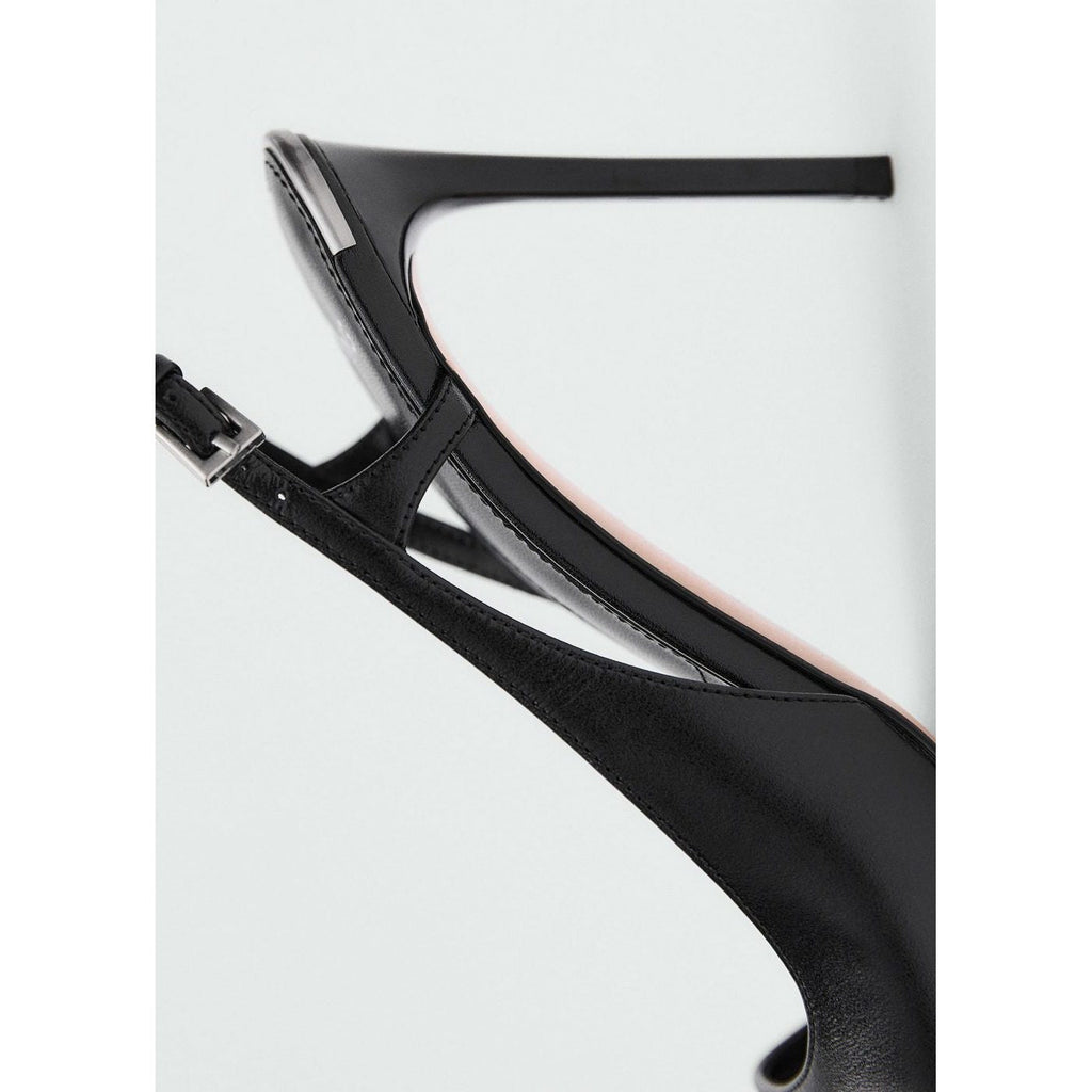 Sandales Cuir Talon Asymétrique