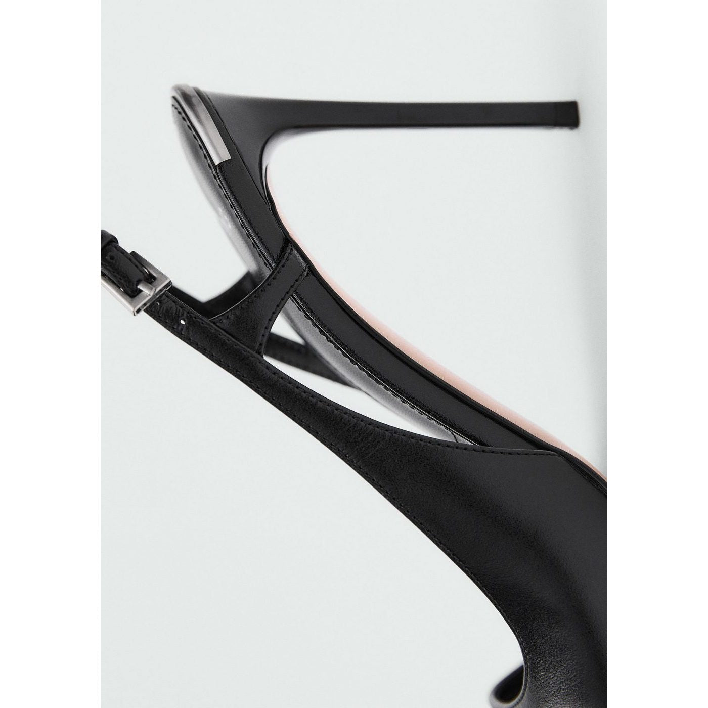 Sandales Cuir Talon Asymétrique