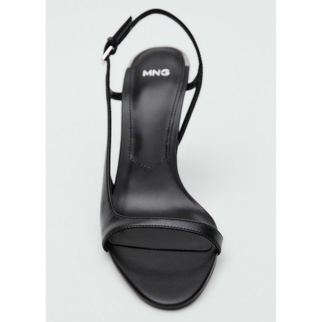 Sandales Cuir Talon Asymétrique