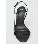 Sandales Cuir Talon Asymétrique