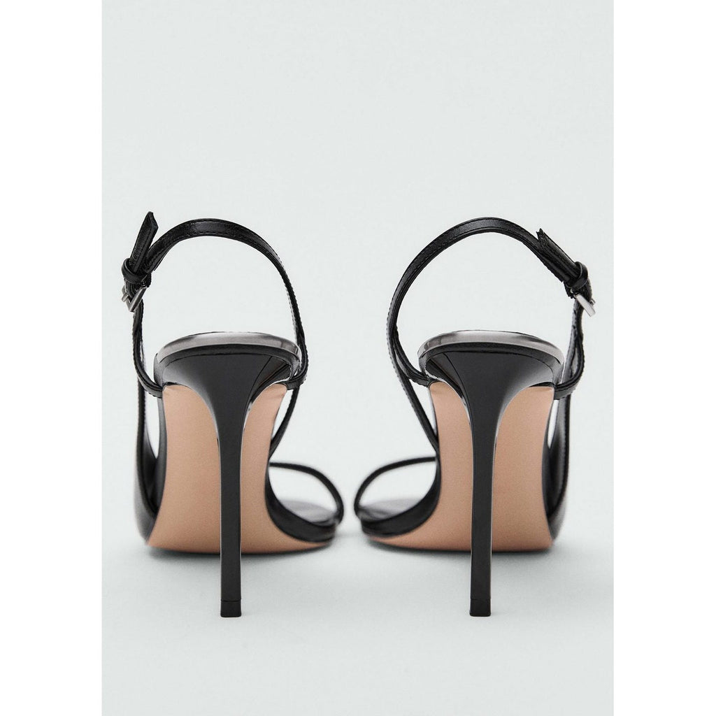 Sandales Cuir Talon Asymétrique