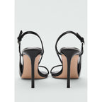 Sandales Cuir Talon Asymétrique
