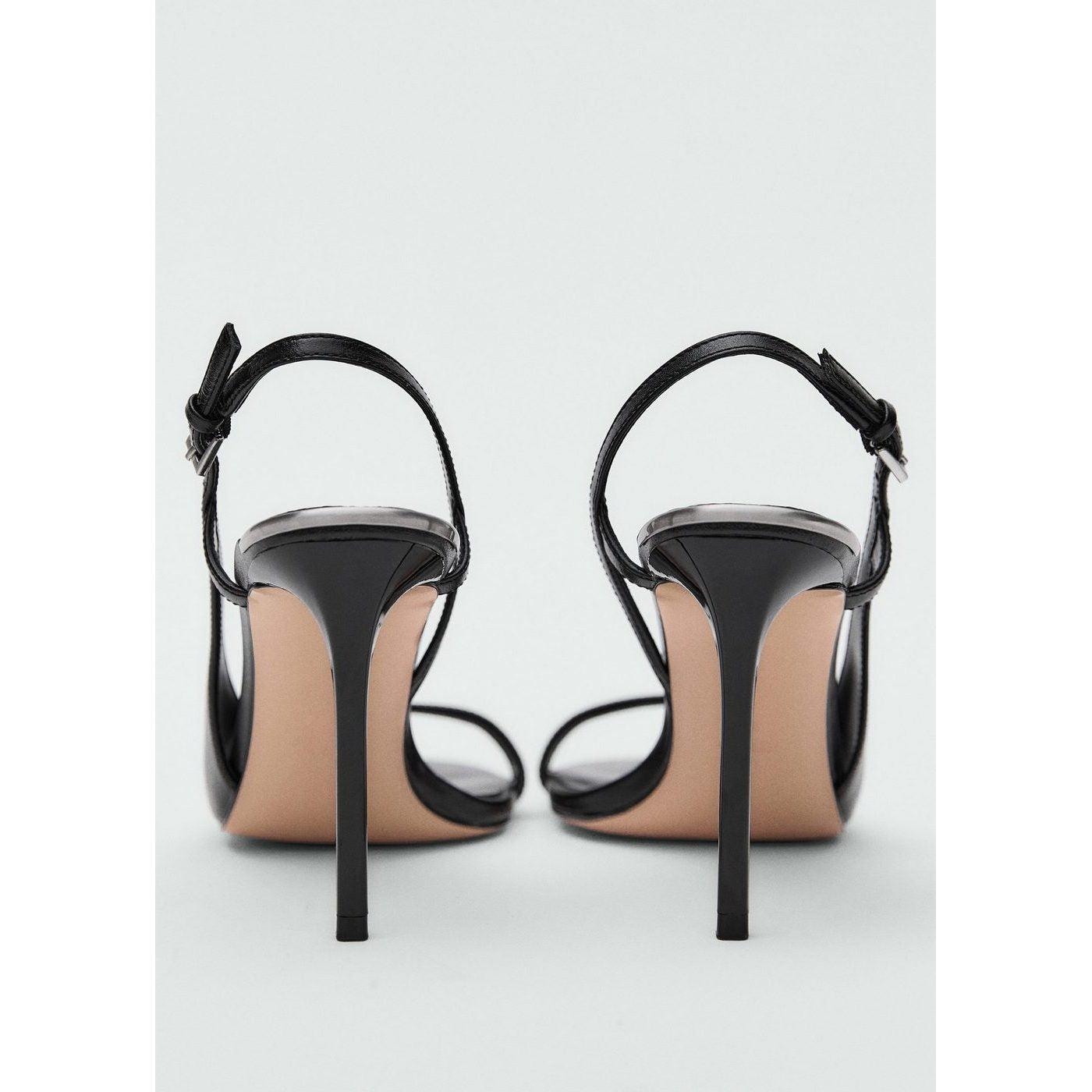 Sandales Cuir Talon Asymétrique