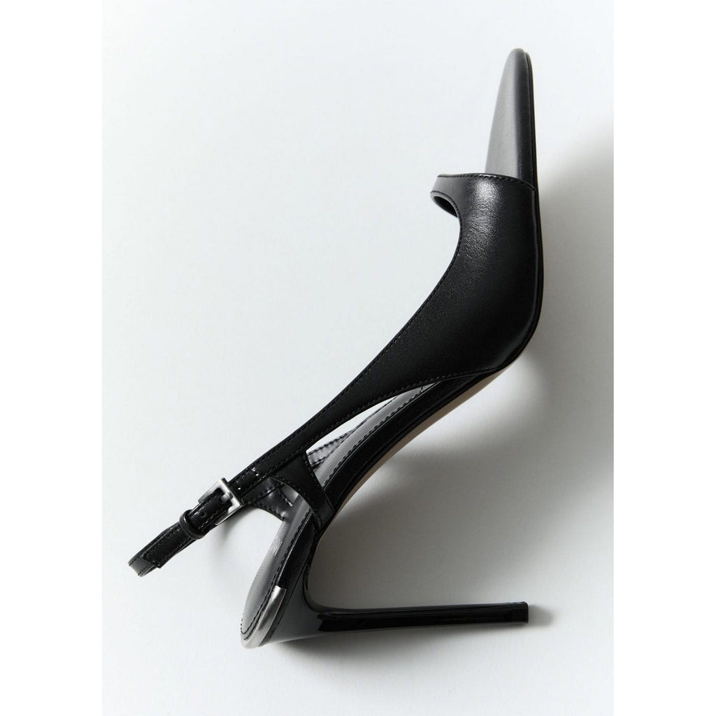 Sandales Cuir Talon Asymétrique