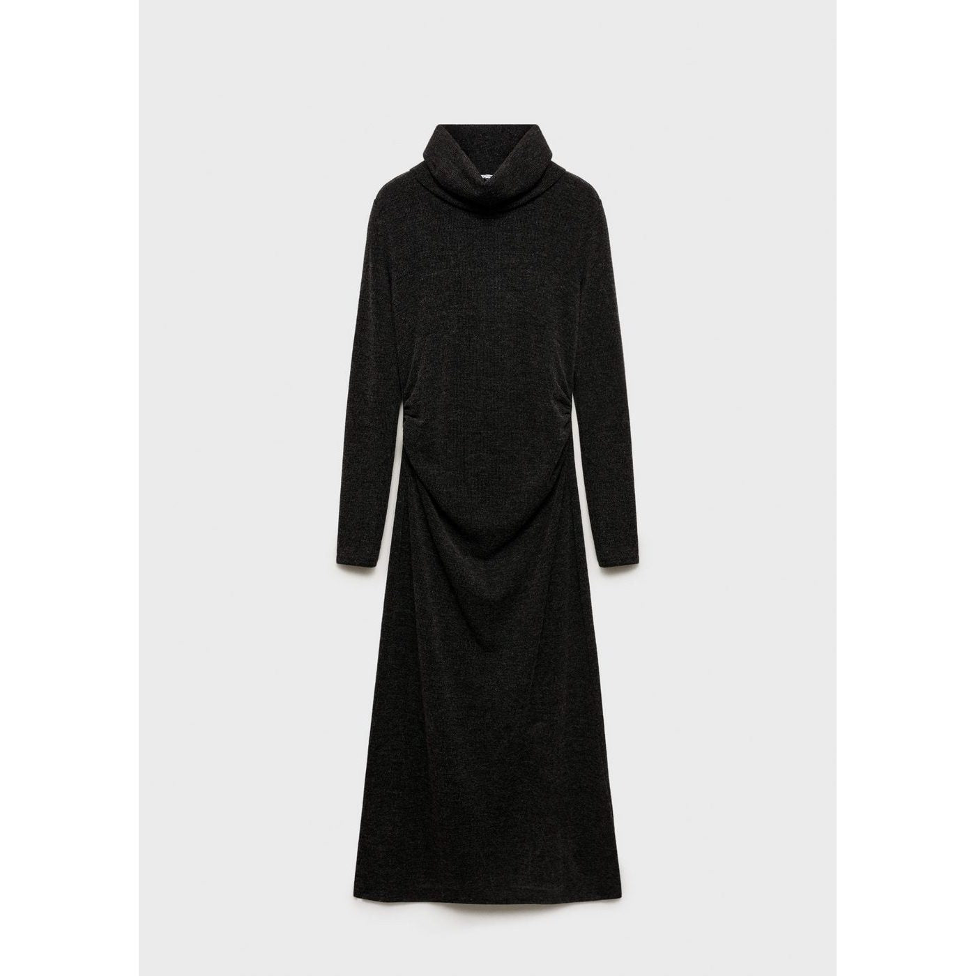 Robe Drapée Col Roulé