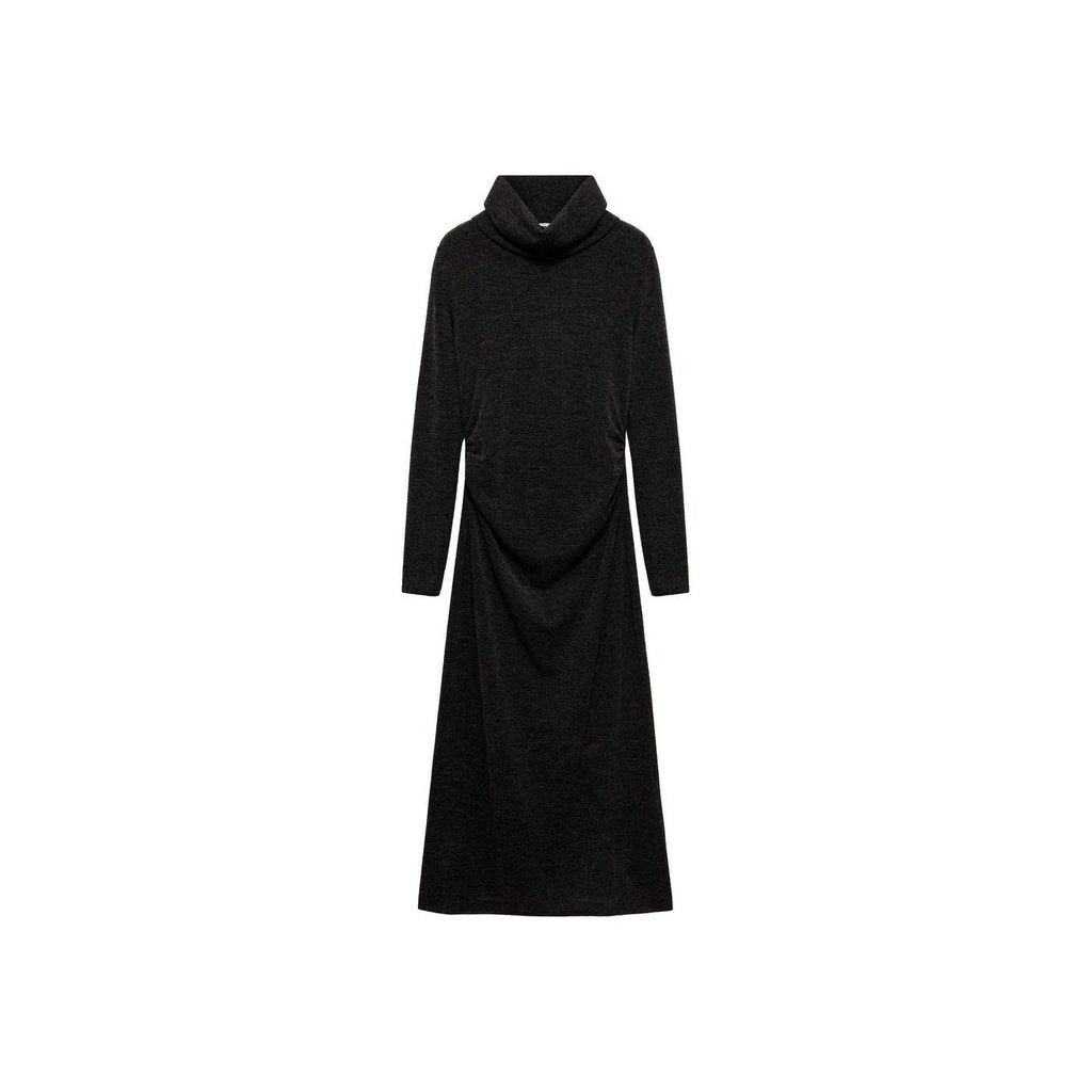 Robe Drapée Col Roulé