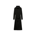 Robe Drapée Col Roulé