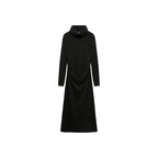 Robe Drapée Col Roulé