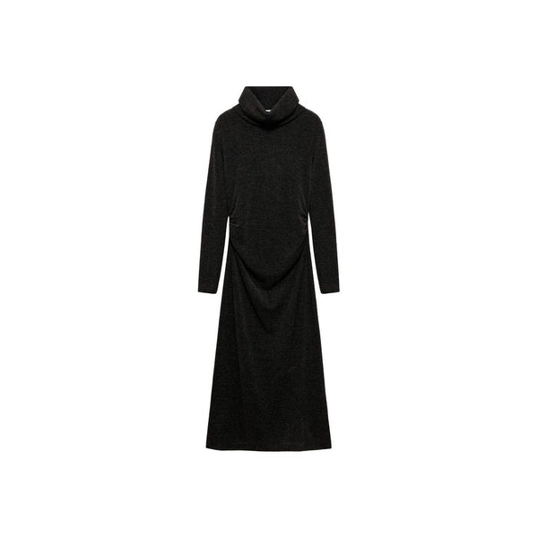 Robe Drapée Col Roulé
