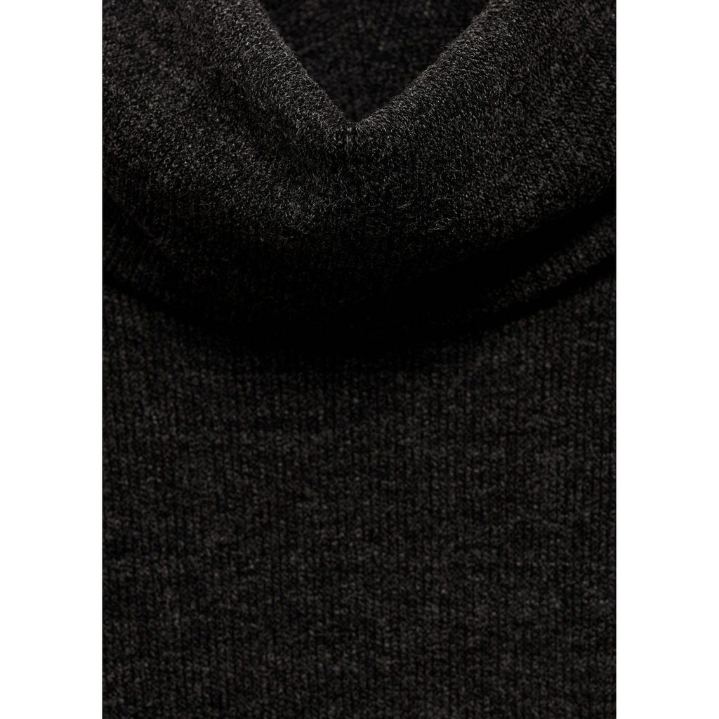 Robe Drapée Col Roulé
