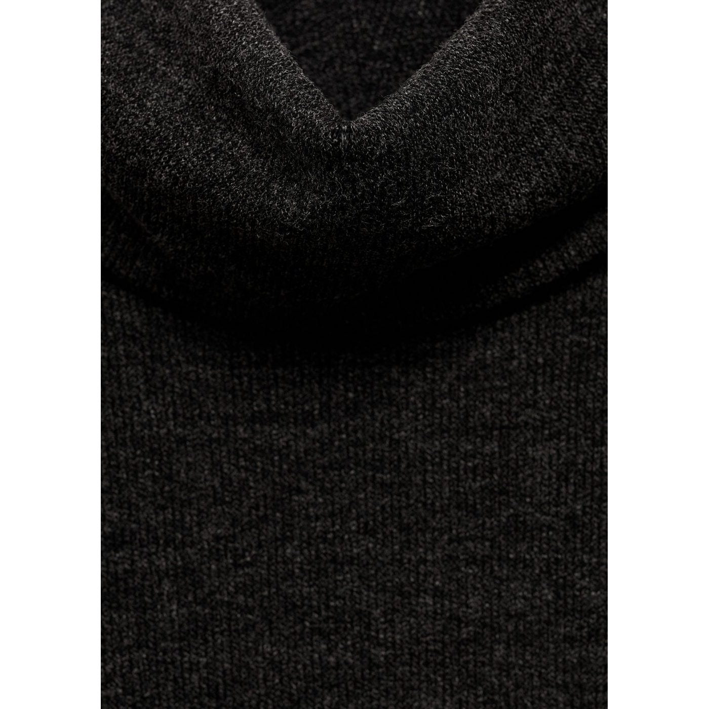 Robe Drapée Col Roulé