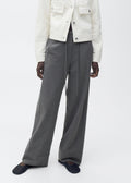Pantalon Droit Fines Rayures