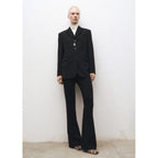 Blazer Costume Droit À Boutons