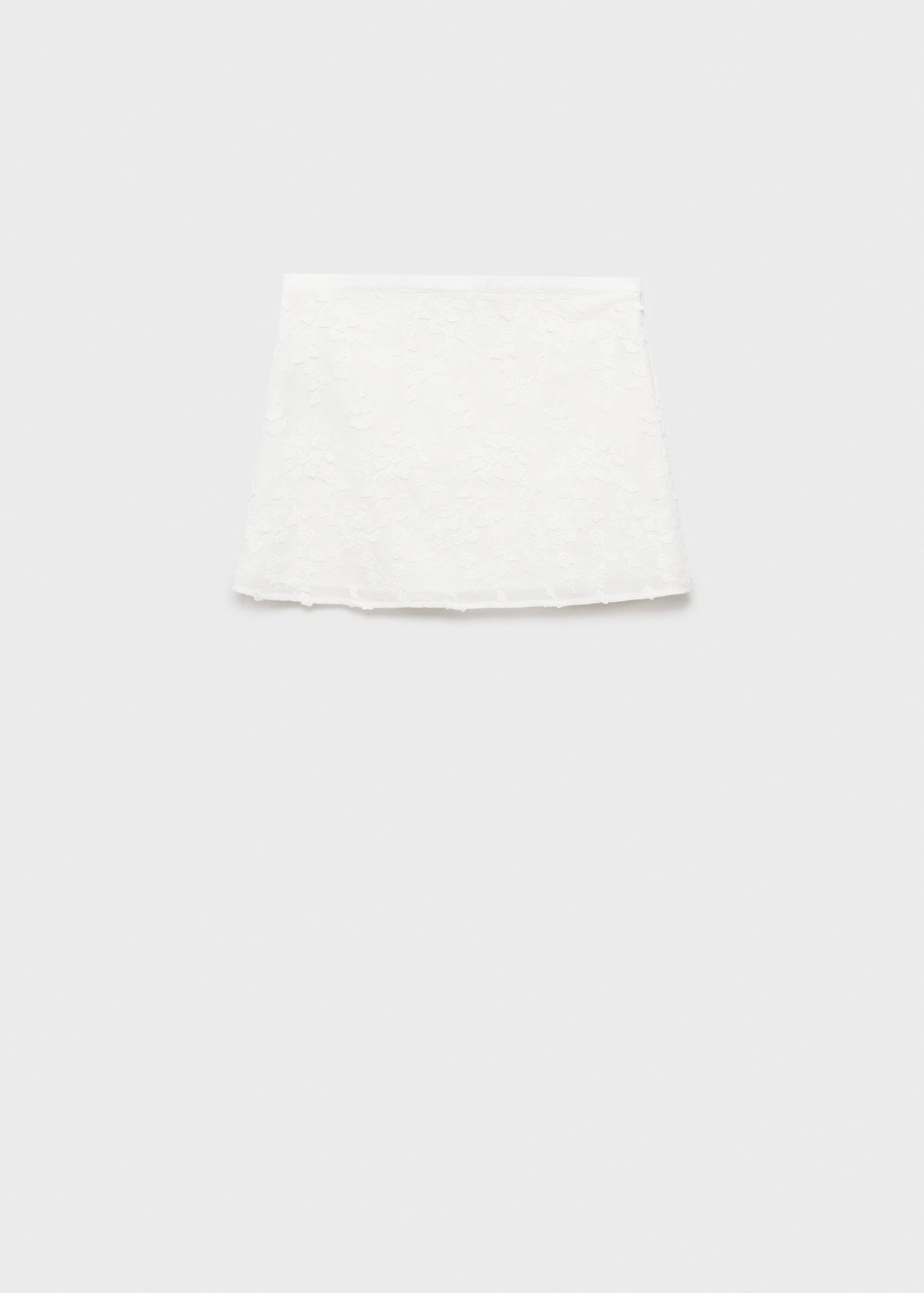 Jupe Coton Broderie Florale