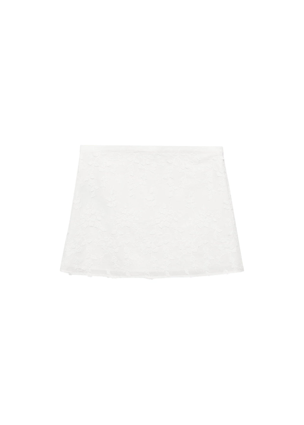Jupe Coton Broderie Florale