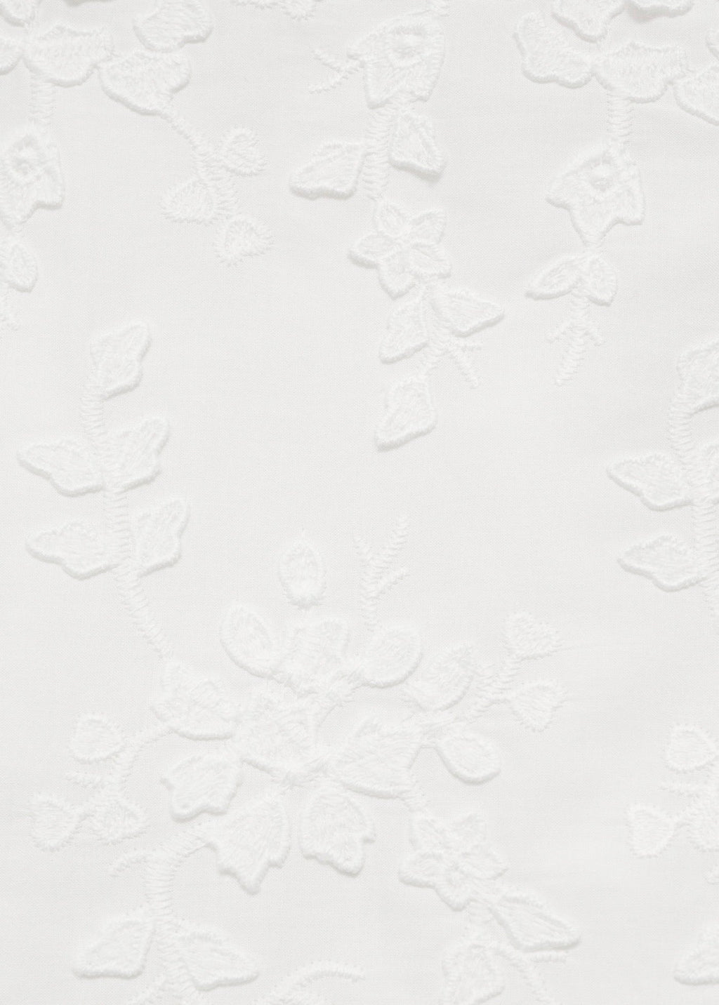 Jupe Coton Broderie Florale