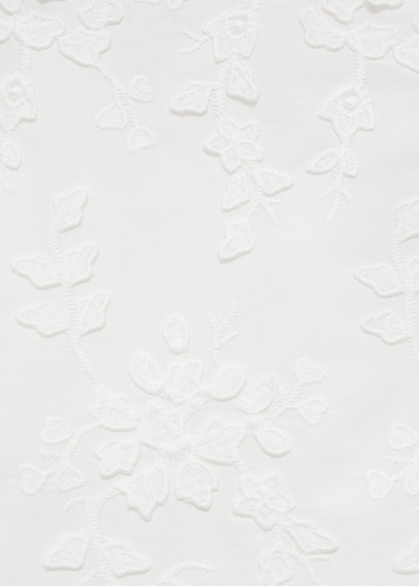 Jupe Coton Broderie Florale