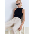 Pantalon Droit Pinces