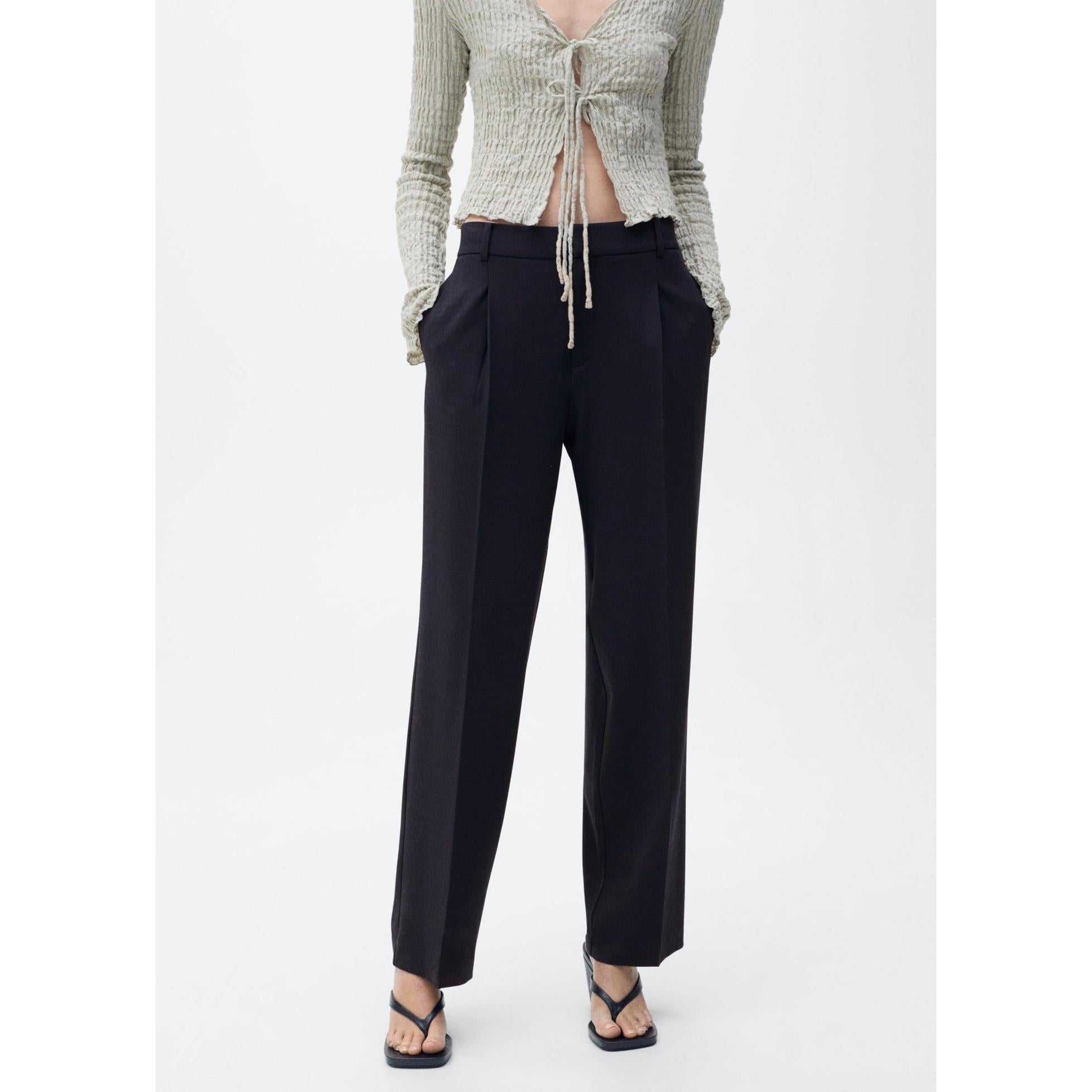 Pantalon Droit Pinces