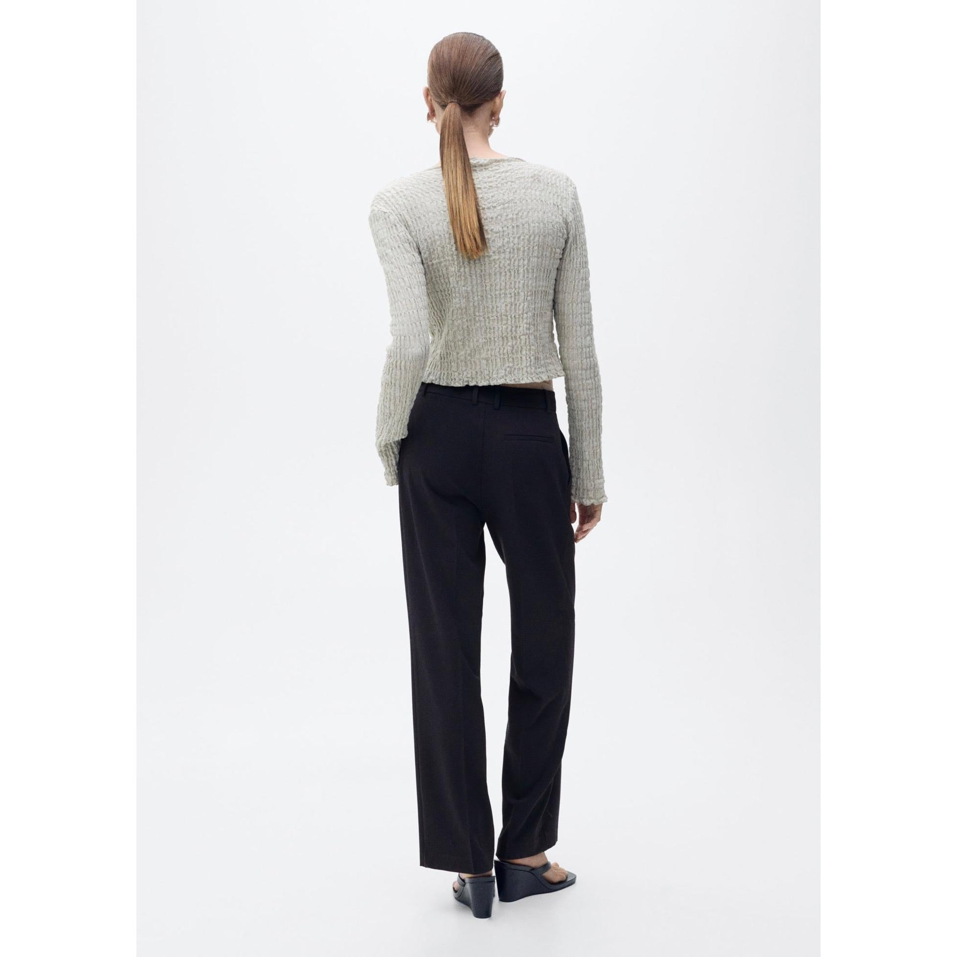 Pantalon Droit Pinces