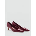 Chaussures Kitten Pointues Effet Verni