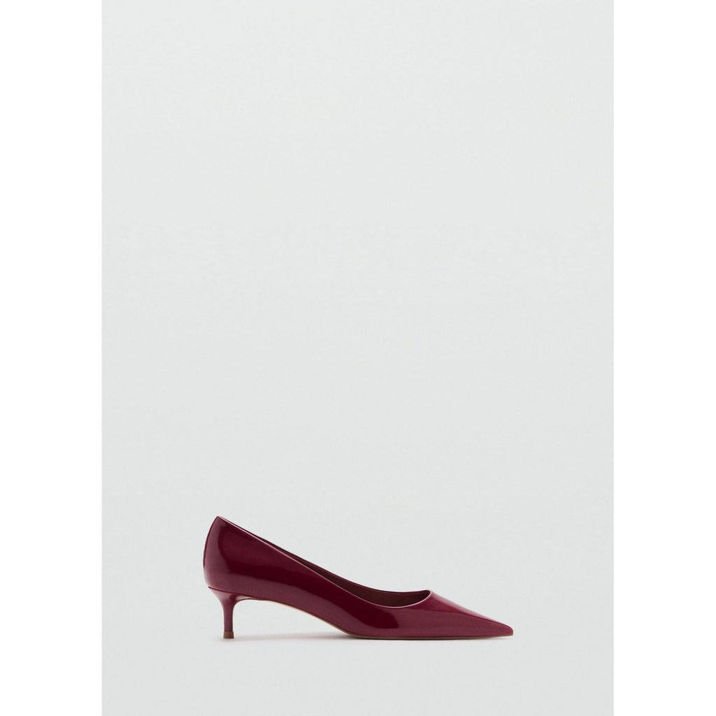 Chaussures Kitten Pointues Effet Verni
