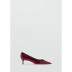 Chaussures Kitten Pointues Effet Verni